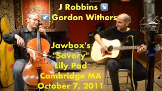 J Robbins &amp; Gordon Withers playing Jawbox&#39;s &quot;Savory&quot; at the Lily Pad, Cambridge MA, 7 Oct 2011