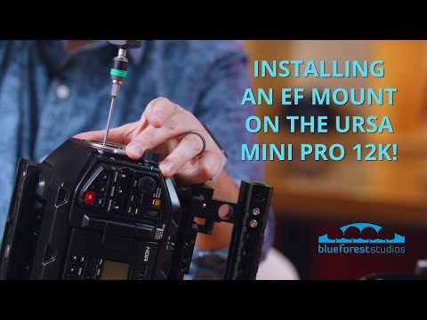 Blackmagic ursa mini pro ef mount