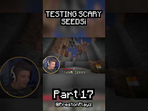 OMG! TESTING REAL SCARY Minecraft Seeds! 😱👻 #prestonplayz