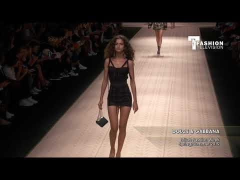 DOLCE and GABBANA Milan Fashion Week Spring/Summer 2019