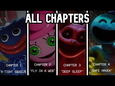 Poppy Playtime: Chapter 1 + 2 + 3 + 4 - Full Gameplay Playthrough (All Chapters)