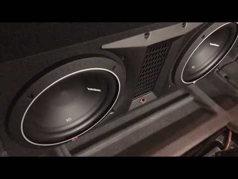 Rockford Fosgate P1 Subwoofers powered by Audio Control ACM-1.300