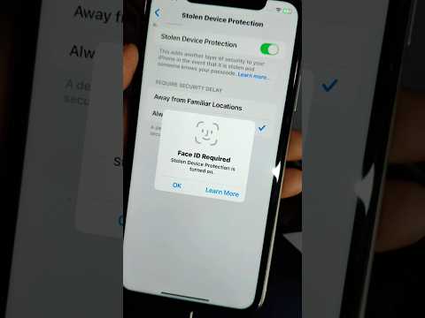 Face ID Required Stolen Device Protection is turned on Problem fix All🍎any problem one solution⭐