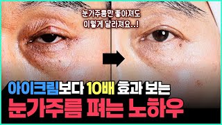 MTS 100번 해본 사람이 알려주는 눈가 주름 펴는 방법 공개