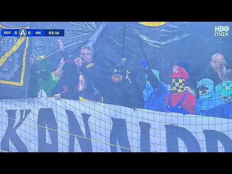 Läktarna ger liv åt svensk fotboll | IFK Norrköping - AIK tifon, inramning och banderoller