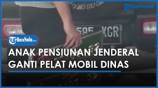Viral Video Anak Pensiunan Jenderal Ganti Pelat Mobil Dinas saat Isi BBM Bersubsidi Pertalite