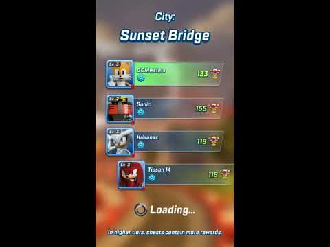 Sonic Forces Speed Battle Tails Gameplay Sunset Bridge Android