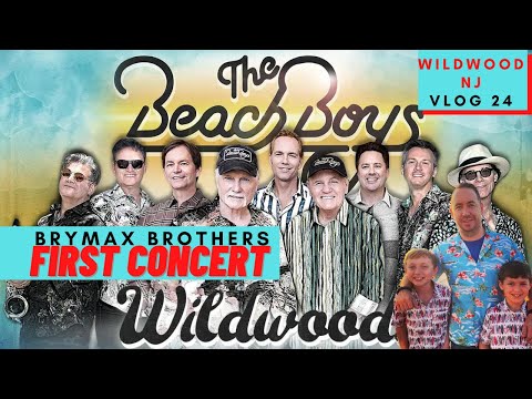 VLOG: 24 | The Beach Boys 30th Anniversary Tour | Our 1st Concert | Wildwood NJ Boardwalk | 8/27/22