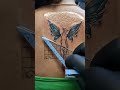 Fairy tattoo covered with second skin tattoo protection #tattoo #secondskin #satisfying #viral