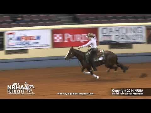 Wimpy Little Jewel ridden by Lindsey K Mc Cutcheon - 2014 NRHA Futurity (NP Futurity First Go)