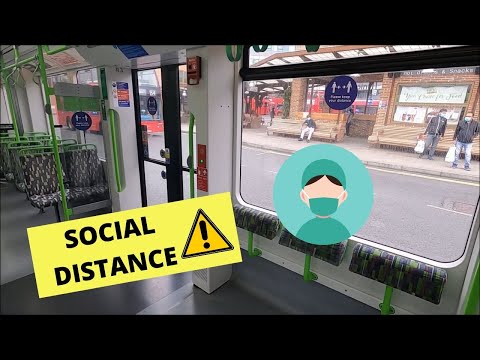 Inside London Tram Croydon During The Pandemic 🇬🇧