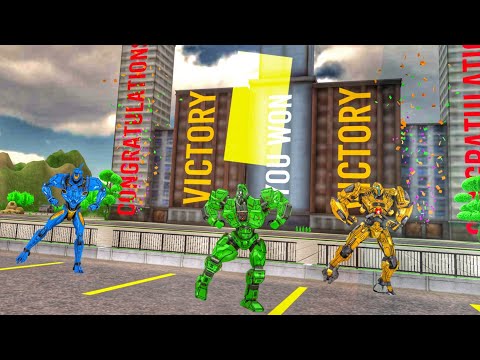 Red Mirage Multiple Transformation Jet Robot Car Game 2020 - Android Gameplay