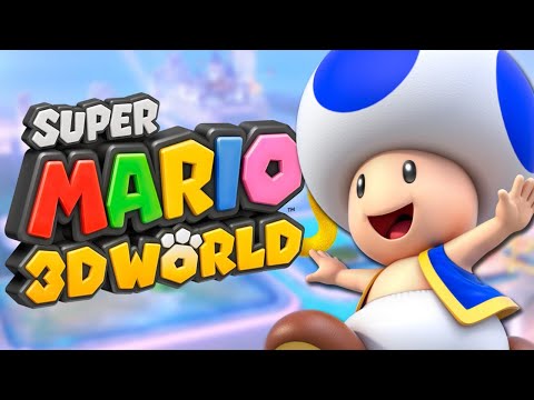 🔴 Super Mario 3D World - Gameplay 100% Walkthrough Part 3: World 3! (ROAD TO BOWSER'S FURY!)