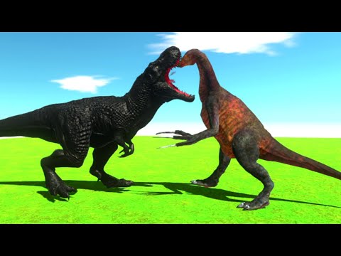 DARK T REX vs EVERY UNIT - ANIMAL REVOLT BATTLE SIMULATOR