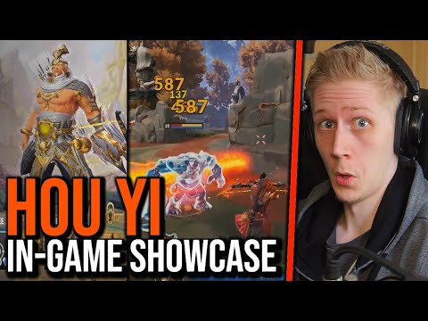 HOU YI IN-GAME SHOWCASE - Quad Bounce, Hybrid Scaling, CRAZY Aspect & More!