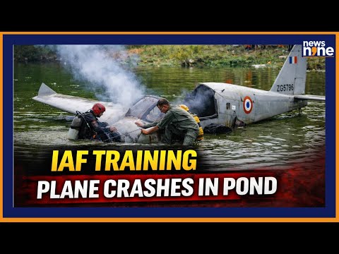 IAF Training Aircraft Force-Lands in Pond in Prayagraj, Both Pilots Safe
