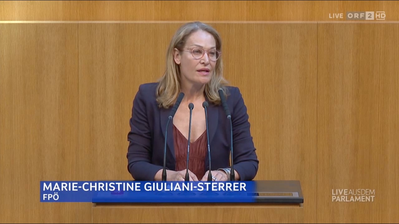 Marie-Christine Giuliani-Sterrer - Familie und Jugend - Budget 2027-2028 - 10.7.2026
