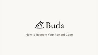 How to Redeem a Buda Redemption Code