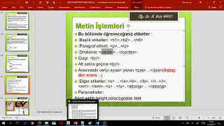 Web tasarım Temelleri (14EKİM2017)