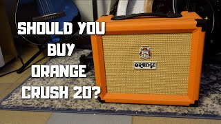 Video thumbnail for ORANGE CRUSH 20 - IS IT A GOOD AMP? Review & Sound Demo by Best Guitars Now