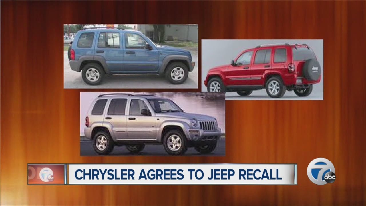 Chrysler announces Jeep recall