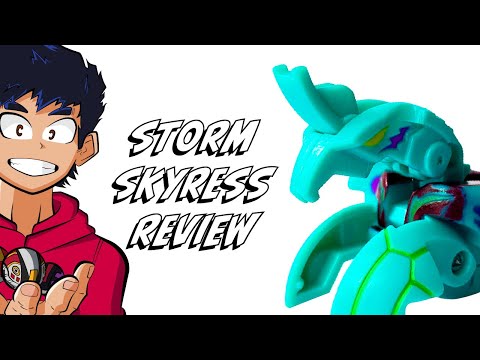 My first Bakugan EVERRR!!! - Storm Skyress Review - My Bakugan Collection #1