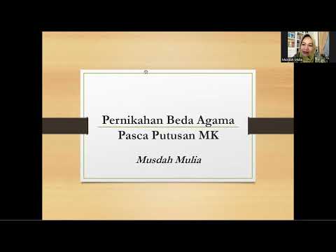 Forkes-Pasca Putusan MK Tentang Pernikahan Beda Agama-Prof. Dr. Siti Musdah Mulia-10/2/2023
