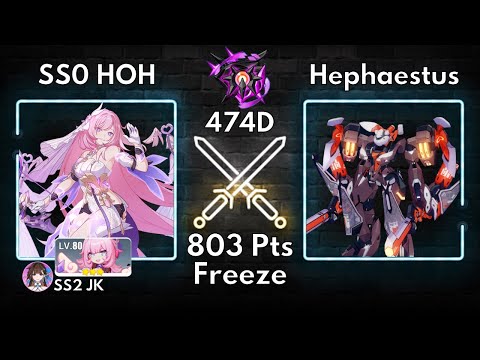 HI3 SEA EX Abyss | Nirvana 474D Freeze Hephaestus 803 Pts (SS0 HOH, SS2 JK, RC) Elysia 3*