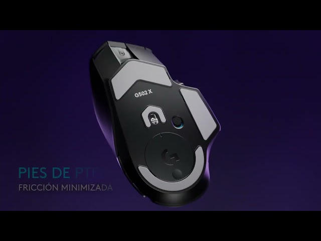 Logitech G G502 X Plus mouse Mano destra RF Wireless Ottico 25600 DPI video