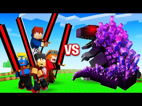 Minecraft SAPHIRA #06 - 4 VS MOBZILLA ‹ Edukof Games ›