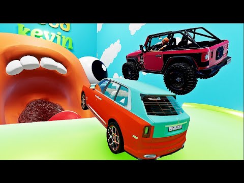 Cars VS Mystery DOORS Sports Car Challenge #16 BeamNG Drive