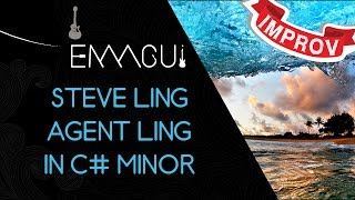 Steve  Ling / Agent Ling - C#m Guitar jam by emmgui