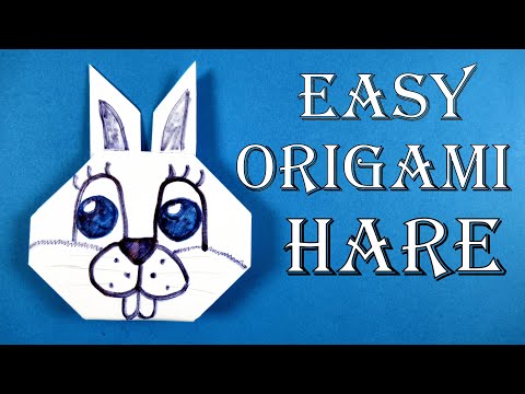 Easy Origami Rabbit - How to Make Rabbit Step by Step