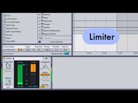 Ableton Live Tips: Limiter