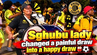 Download lagu A painful draw turned into happiness!🥁SGHUBU LADYbrought a vibe #kaizerchiefs #orlandopirates  mp3