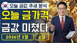 🔥 2026년 3월 2일 🇰🇷 오늘 한국 금가격: 금값, 잡을 수 있을 때 잡아라