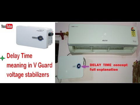 Delay time concept in v guard voltage stabilizers