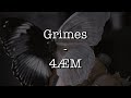 Grimes - 4ÆM (Lyrics) #lyricvideo #lyrics #lyricsvideo #music #grimes