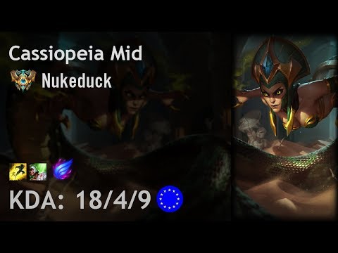 Cassiopeia Mid vs Corki - Nukeduck - EUW Challenger Patch 8.1