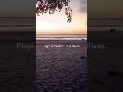 Playa Amarillo, Tola Rivas, mi lugar favorito para descansar ❤️
