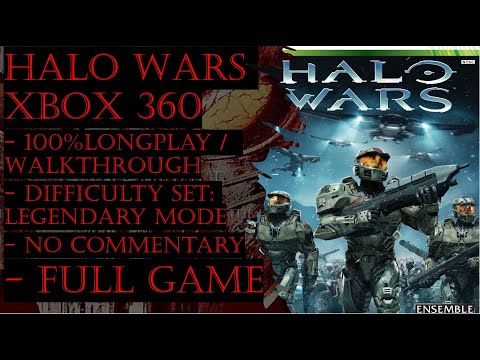 Halo Wars Xbox 360 (Legendary) Full Game 100% Walkthrough (No Commentary)