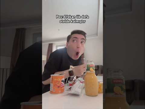 Efekan ilk defa otelde kalırsa