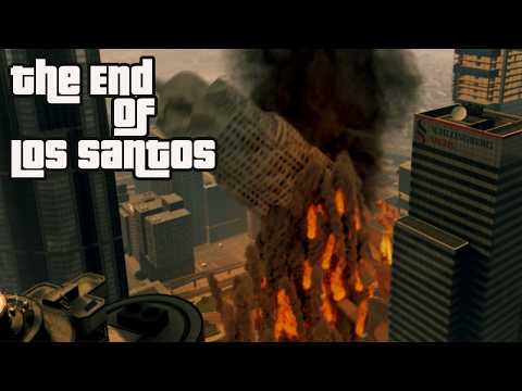 GTA - V: The end of Los Santos - Aerial Nuclear Attack [Rockstar editor movie]