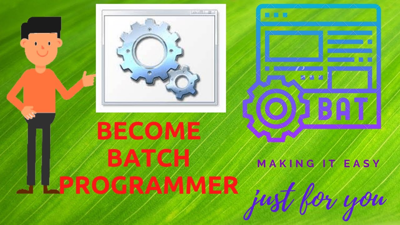 10. Adding color to text in Batch file programming
