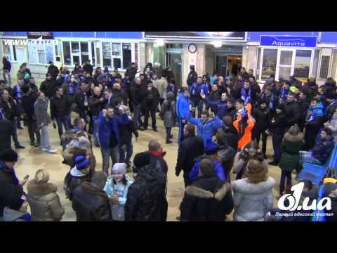 o1.ua - Болельщики в ожидании прилета «Черноморца»