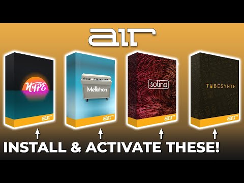 How to Install & Activate the New AIR Instruments