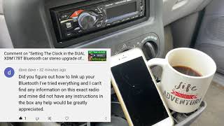 [Dual] in Dash BT Stereo🔊How to Bluetooth Connect it!