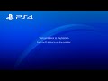 PS4 Welcome Screen Music