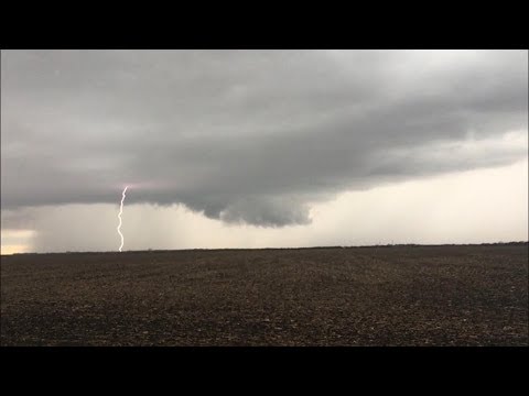 1-21-18 Tornado Warned storm near Paris Texas