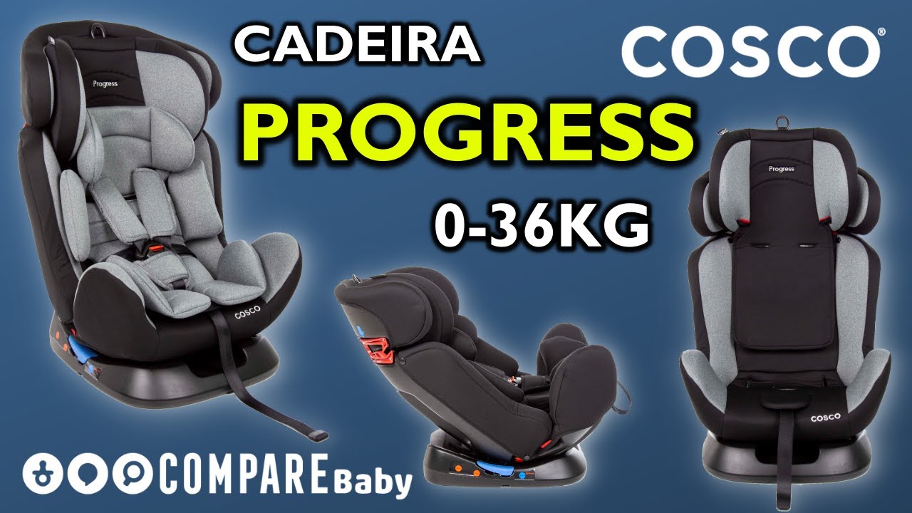 Cadeira de Carro PROGRESS Cosco | 🚗 Como INSTALAR | Review Completo